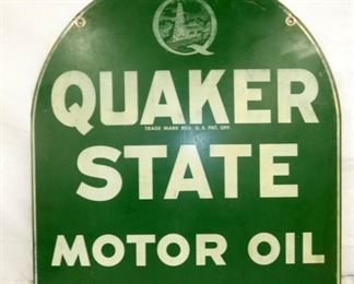 DS QUAKER STATE THOMBSTONE SIGN