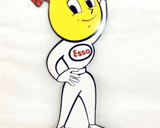 VIEW 2 CLOSEUP PORC. ESSO OIL DRIP GIRL