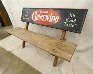 VIEW 5 ORIG. 4FT. CHEERWINE BENCH