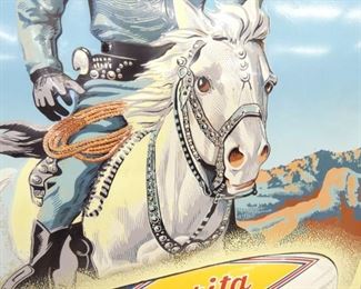 VIEW 4 24X30 CLOSEUP EMB. HORSE