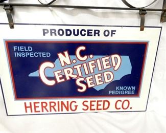 VIEW 5 HERRING SEED SIGN W/ BRACKET