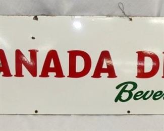 PORC. CANADA DRY BEV. SIGN