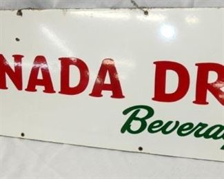 VIEW 3 PORC. CANADA DRY SIGN 36X12