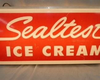 SEALTEST LIGHT UP ICE CREAM SIGN