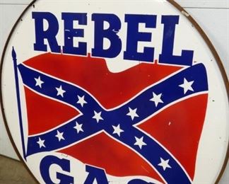 VIEW 5 48IN DS PORC. SIGN W/ FRAME