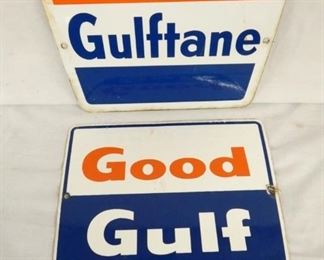 PORC. GULFTANE, GOOD GULF PUMP PLATES