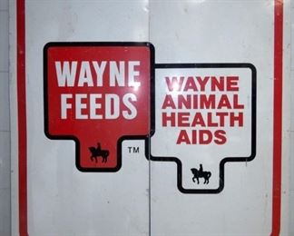 2PC. WAYNE FEEDS SIGN 96X96