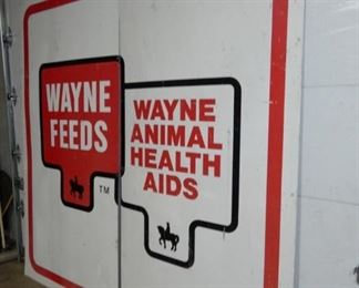 VIEW 4 WAYNE FEEDS 2PC. SIGN