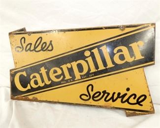 VIEW 5 CATERPILLAR DEALER SIGN 27X14