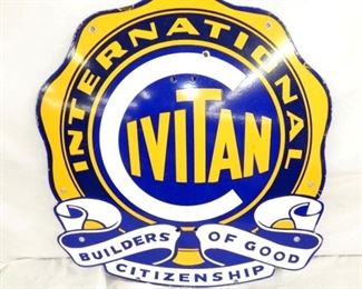 PORC. CIVITAN INTERNATIONAL SIGN 26X30