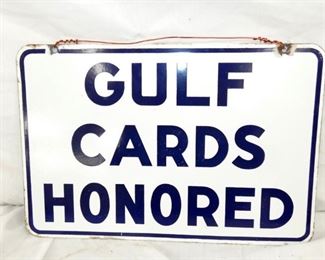 VIEW 3 SIDE 2 PORC. GULF CARDS SIGN
