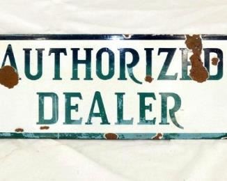 PORC. GULF AUTORIZED DEALER SIGN