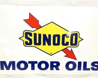 SUNOCO MOTOR OILS SIGN