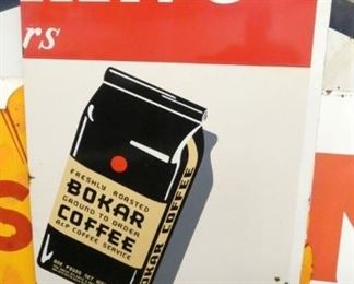 PORC. BOKAR COFFEE SIGN