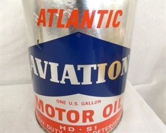 1G. ATLANTIC AVIATION MOTOR OIL CAN