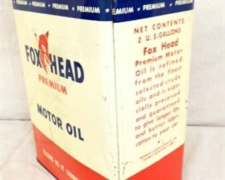 VIEW 5 2G. FOX HEAD MOTOR OIL CAN