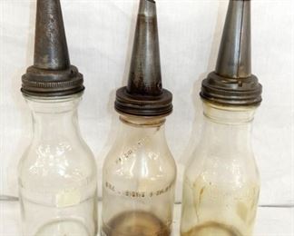 1QT. GLASS OIL BOTTLES