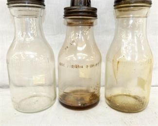 VIEW 3 ORIG. GLASS OIL BOTTLES