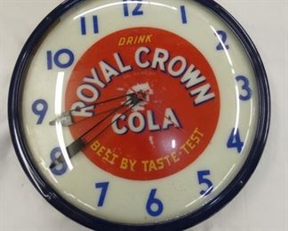 17IN. ROYAL CROWN COLA CLOCK