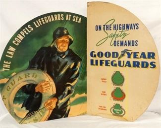 EARLY GOODYEAR CARDBOARD COUNTER DISPLAY