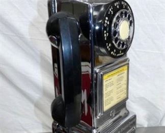 VIEW 4 LEFTSIDE CHROME PAY PHONE 