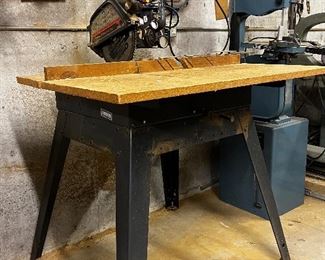 Craftsman 12" Radial Saw on stand