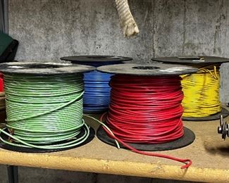 Spools of wire