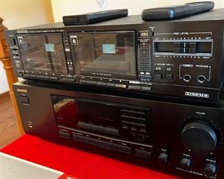 Receiver and duel cassette deck