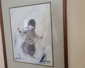 Original Double Signed Ted Degrazia