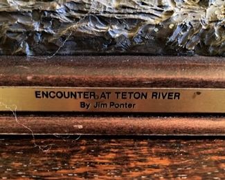 "Encounter at Teton River" by Jim Ponter