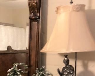 One of two matching lamps