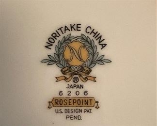 Noritake "Rosepoint" china