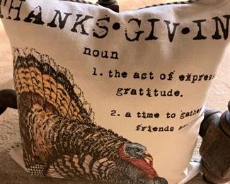 Thanksgiving pillow