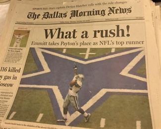 "What a rush!" October 28th, 2002 (The Dallas Morning News)
