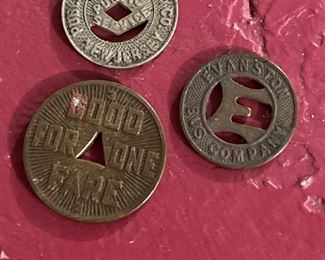 Vintage Bus Tokens