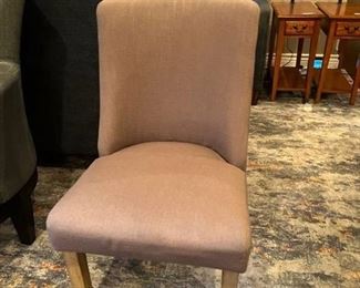 Gray/taupe side chair