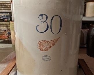 Here's the GRAND prize!                                                                   A 30-gallon Red Wing glazed pottery crock.                                                                                  Check out the 10/12/2022 eBay listing of this exact item that sold for $3K!