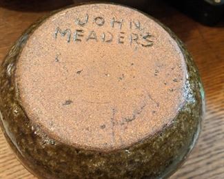 Signature of John Rufus Meaders, 1916 - 1999.