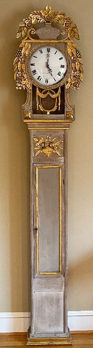 Antique French tall case clock