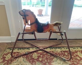 Rempel hardbodied spring horse (1966) 
$170