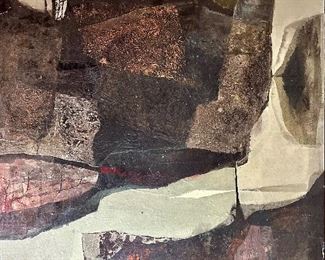 Alfredo Da Silva.  Oversize abstract