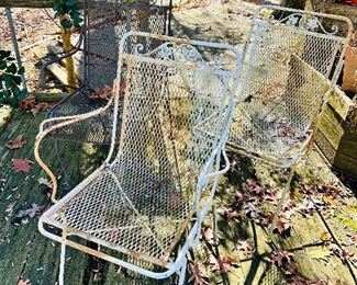 Vintage Wrought Iron Chairs