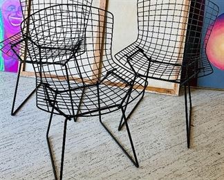 Bertoia style chairs