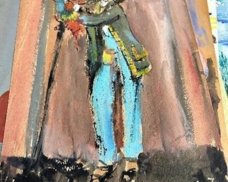 Figural works on paper