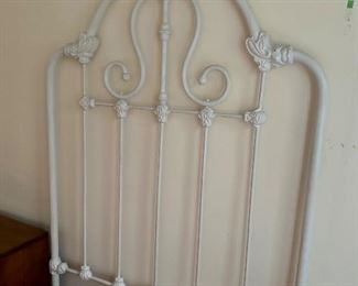 Metal headboard