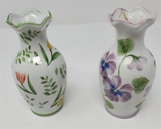 Porcelain Bud Vases