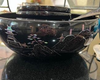 9-piece 1960s Japanese set