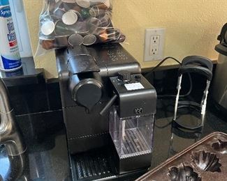Nespresso machine and pods