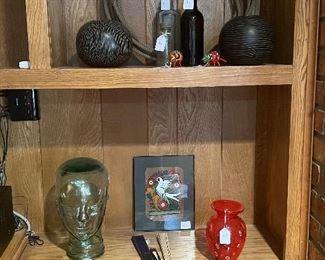 Great decorative items including lasso, vintage wooden iron harnesses