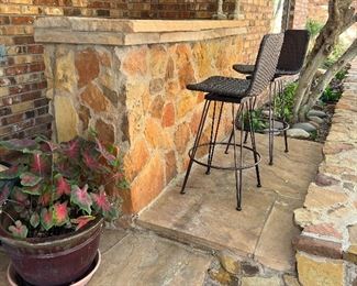 Pair of indoor/outdoor barstools
